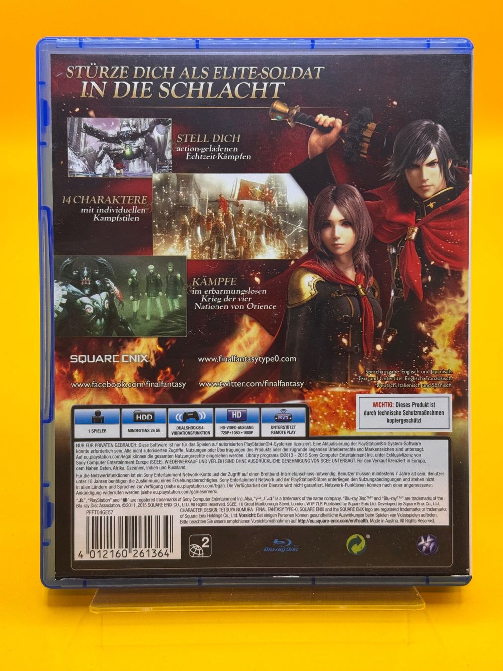 Sony Giochi: Final Fantasy Type-0 HD PS4 – Usato da Oberwil b. Zug venduto da silver2024 1