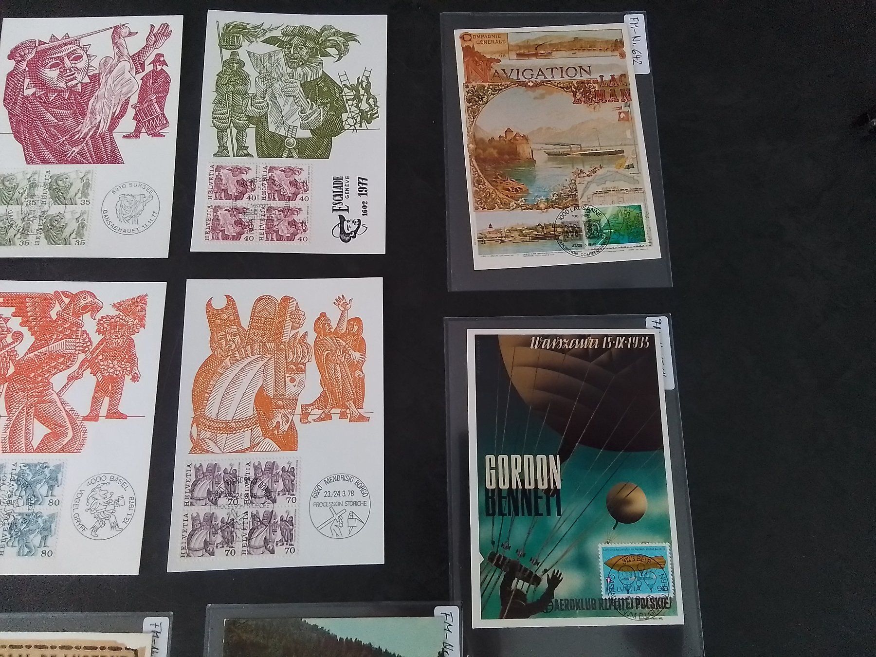 Alle Briefmarken: Maximumkarten Lot 2 – Gebraucht aus Reichenburg von ibiza18 2