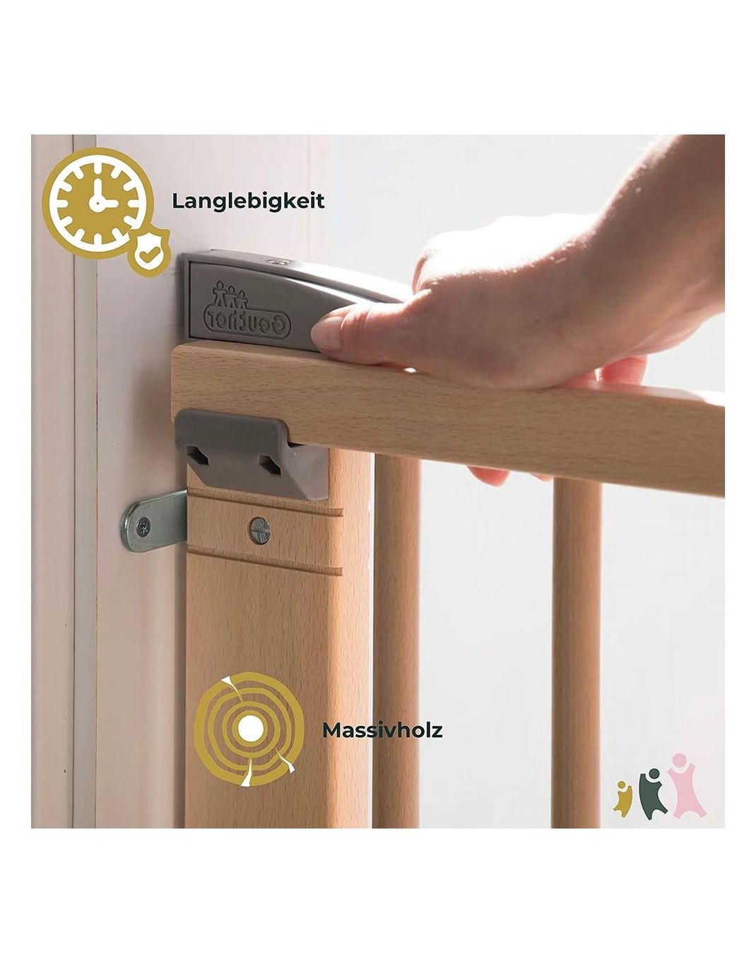 Tutto per la sicurezza: Holz-Treppenschutzgitter, Top Zustand! – Usato da Langendorf venduto da TimeLii 3