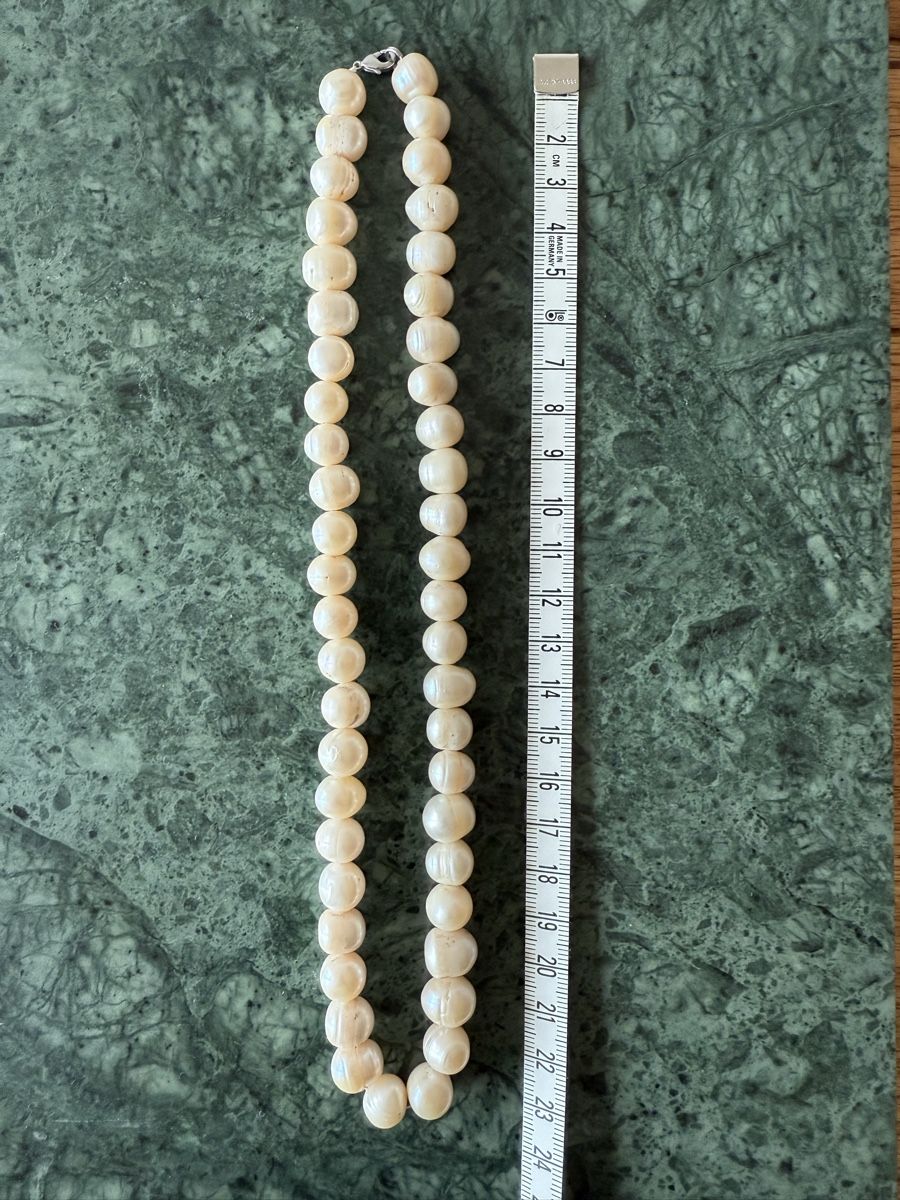 Catenine: NEU Elegantes Perlencollier, echte barocke Süsswasserperlen – Nuovo (secondo la descrizione) da Kilchberg ZH venduto da LittleMissSunshine 3