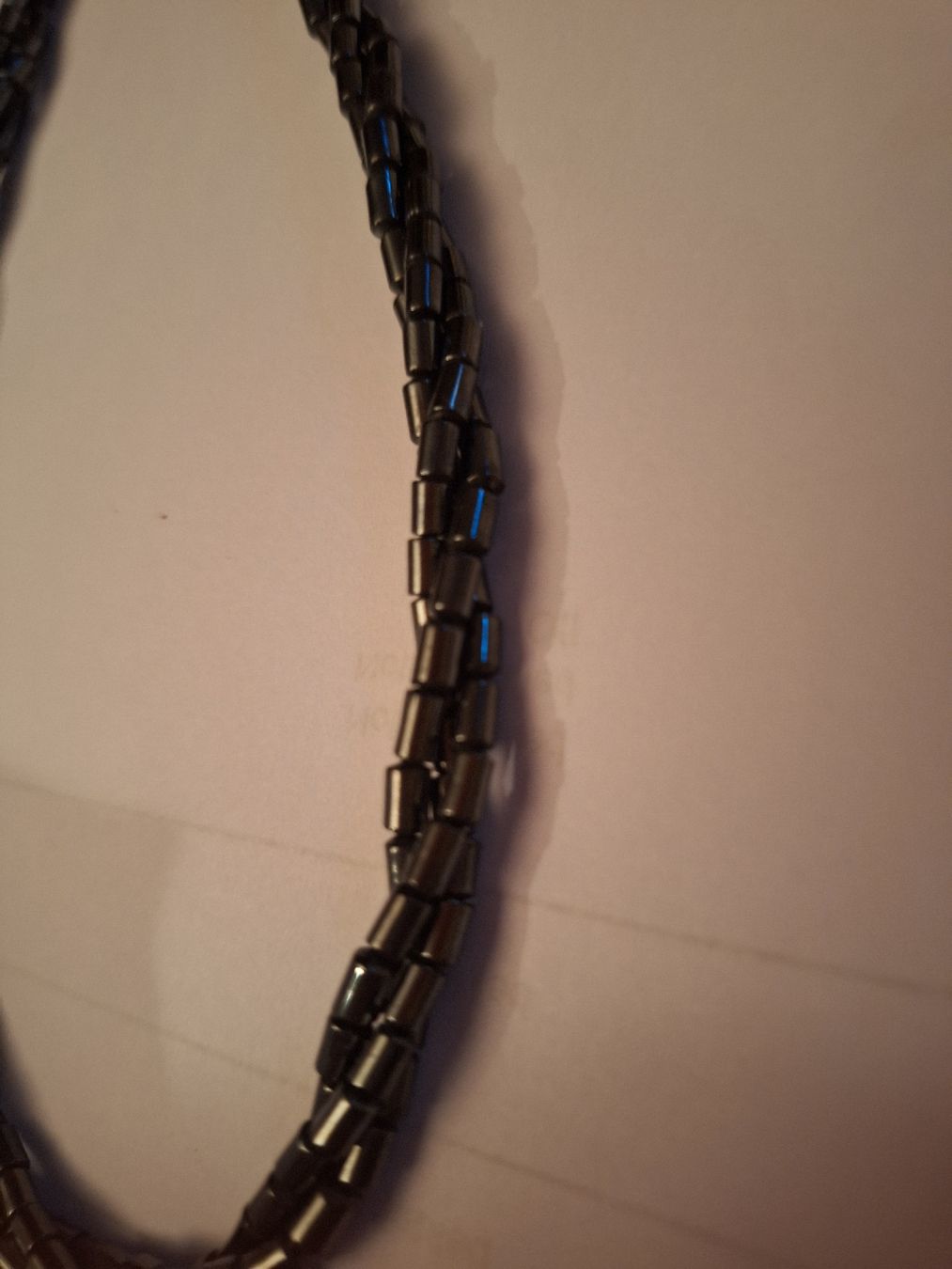 Catenine: collier perles noires naturelles hematites – Nuovo (secondo la descrizione) da Genève venduto da Cristin1 2
