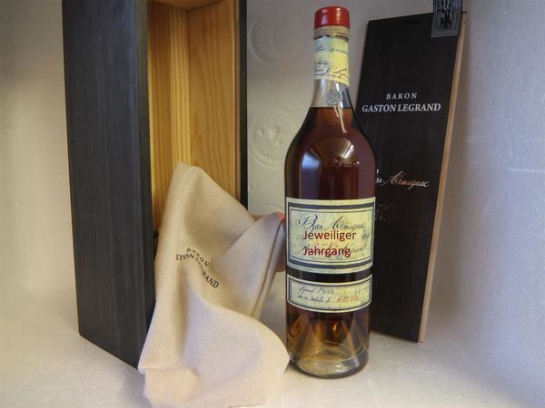 Bevande alcoliche: Bas Armagnac Baron G. Legrand 40% 1981 – Nuovo e nell'imballaggio originale da Wöschnau venduto da Vinsale