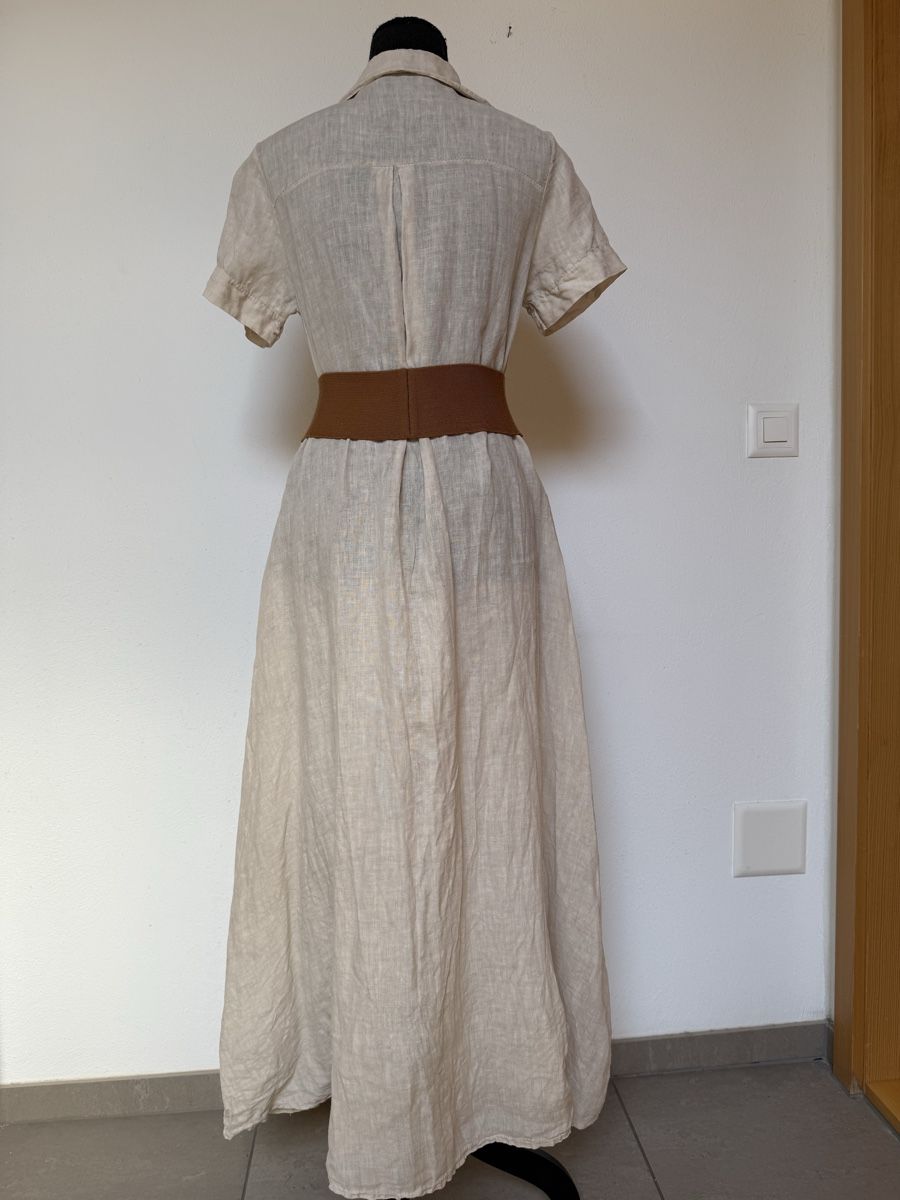 Kleider: Blusenkleid / Blusenmantel aus Leinen – Neu (gemäss Beschreibung) aus Sigriswil von ck56 1