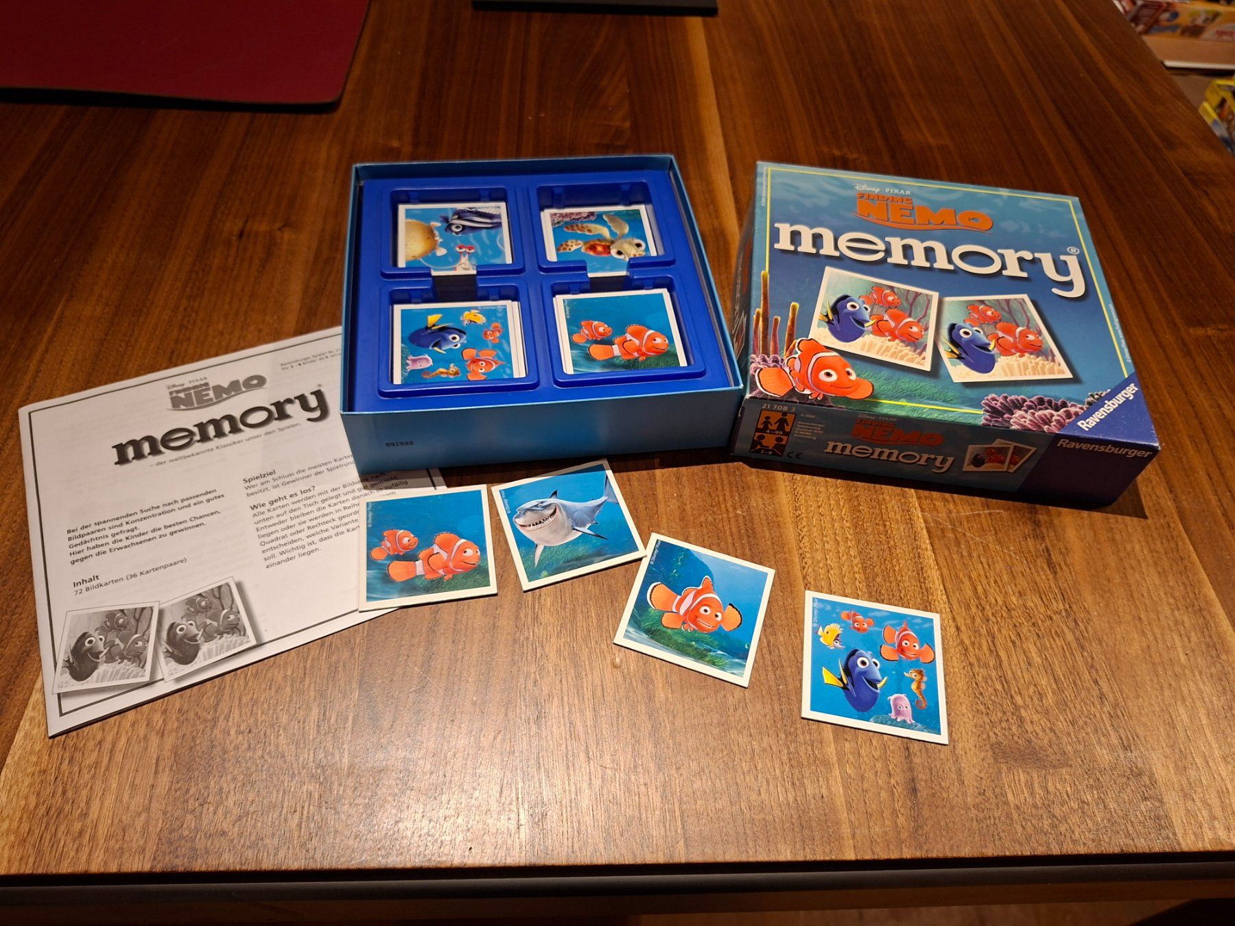 Ravensburger Giochi: Ravensburger Findet Nemo Memory - Komplett & Top Zustand! – Usato da Hochdorf venduto da ret_wnc8 2