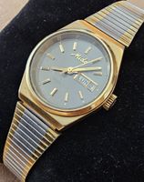 Mido Automatik 20 microns Vergoldet Elegante Damenuhr