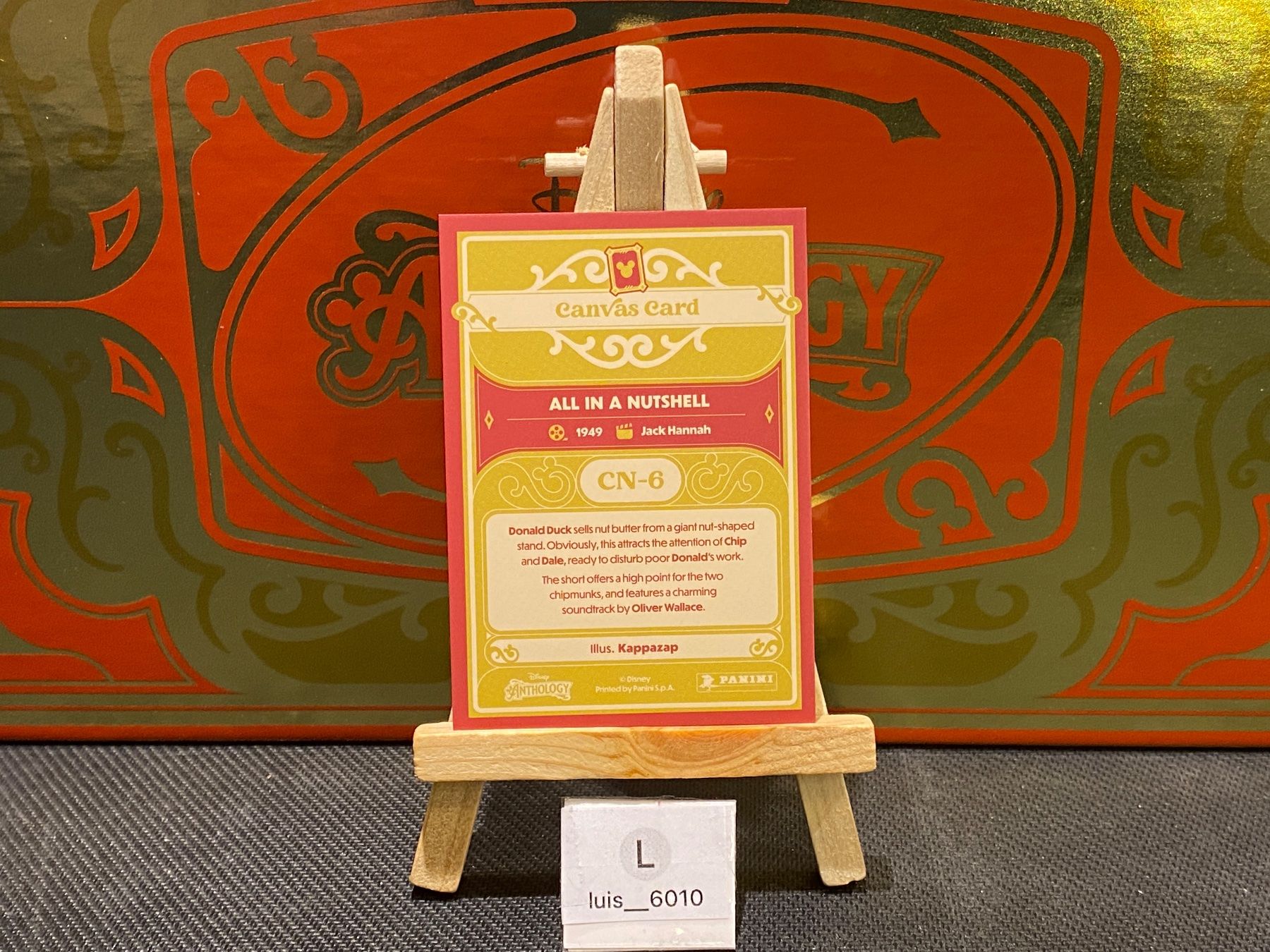 Disney Sammelbilder & Trading cards: Disney Anthology Canvas Card All In A Nutshell CN-6 – Gebraucht aus Kriens von luis__6010 1