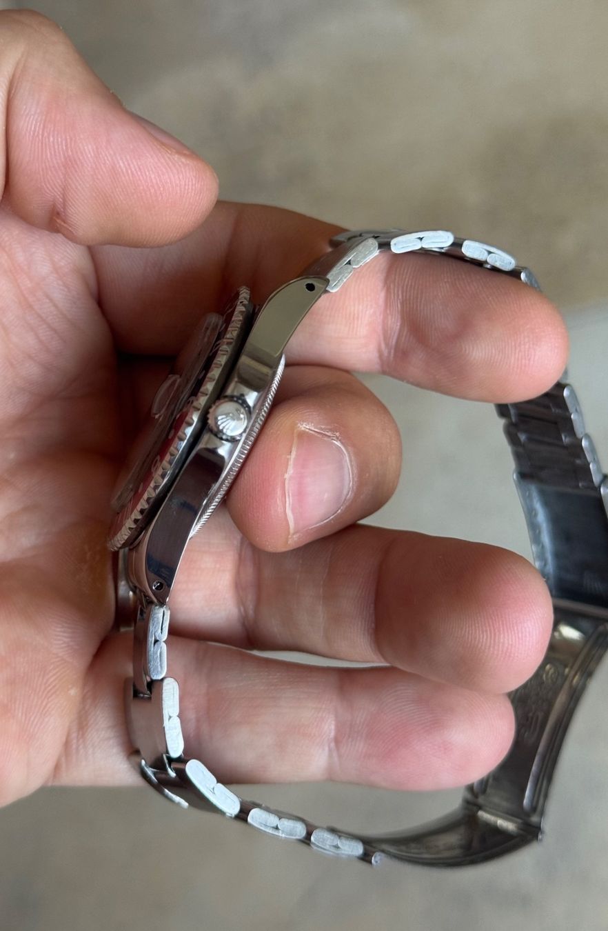 Rolex Orologi: Rolex GMT-Master Ref. 1675 “Long E” Mk1 – Usato da La Corbaz venduto da ts5_567x 3