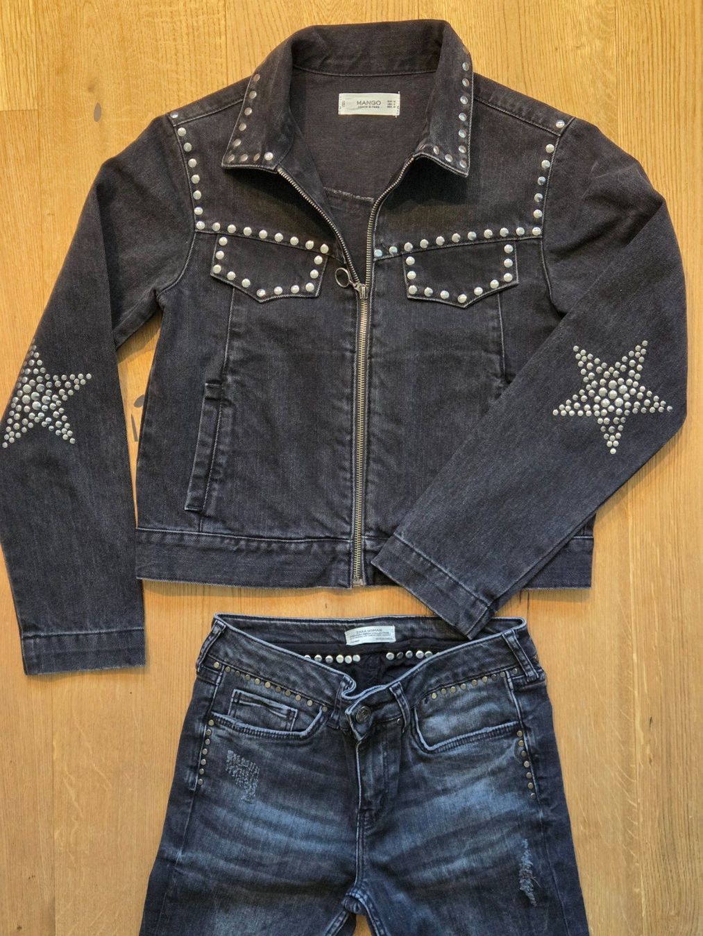 Lots de vêtements: Cooles Jeans SET mit Nietendetails – D'occasion à Emmen par GrabandGo 2