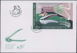 2024 - Knoblauchpresse - Block - Ersttagsbrief FDC ET