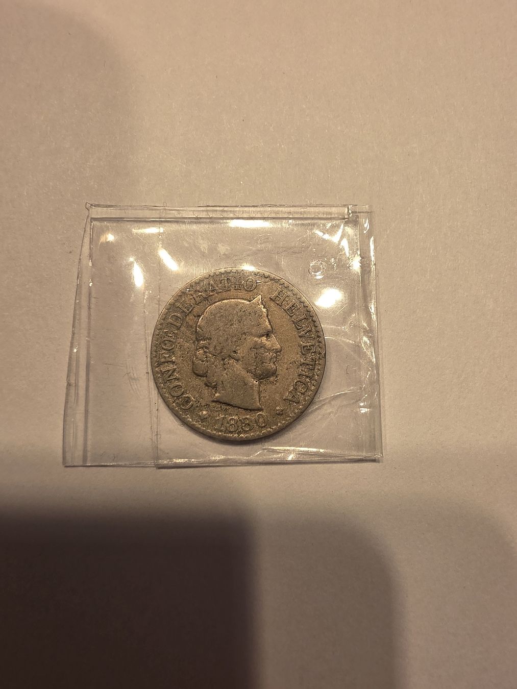 Alle Münzen: piece 10cts 1880 – Gebraucht aus Fribourg von yan_z5fr