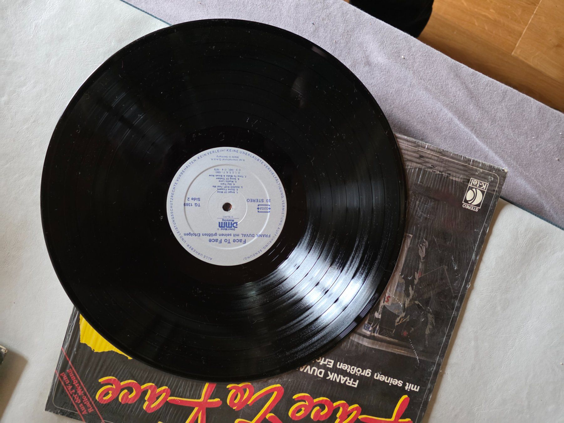 Dischi in vinile: LP : Frank Duval - face to face - K-tel 1982 – Usato da Walterswil BE venduto da Lonitti 3
