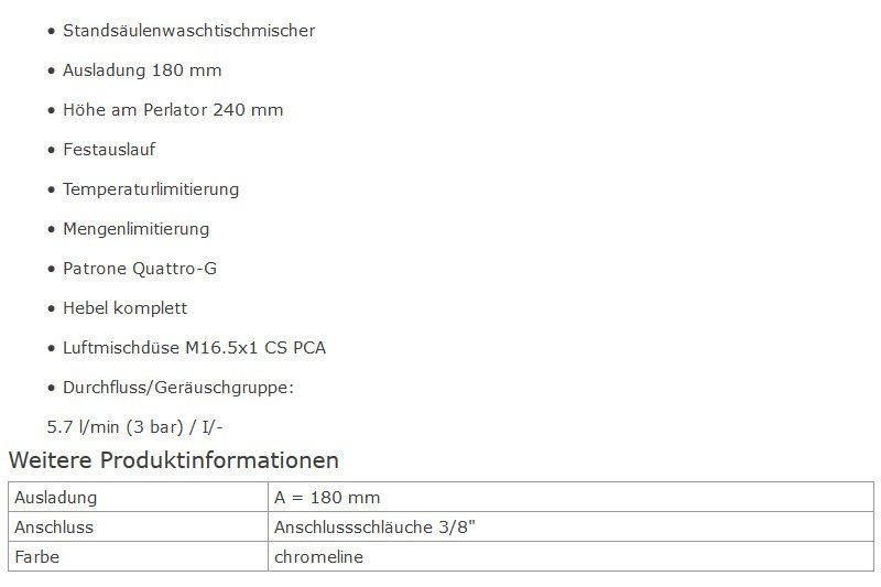 Arwa Rubinetteria: Waschtisch-Armaturen / 3 Stück – Nuovo (secondo la descrizione) da Egg b. Zürich venduto da GiorgioCavallo 5
