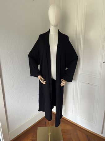 Zara Knit Black Cardigan, size S, Kimono style