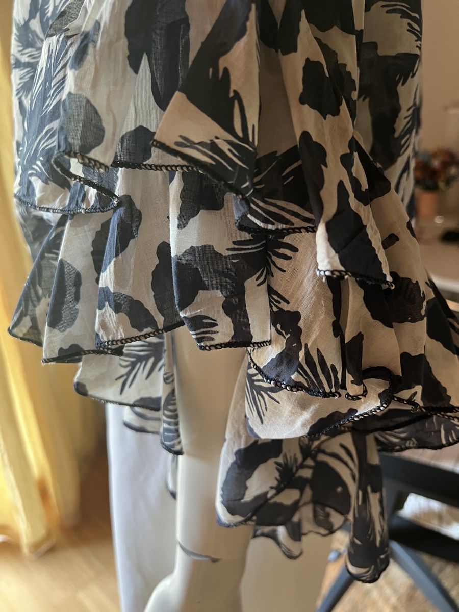 Blusen: mehrlagige Aermel Bluse bl/beige – Neu (gemäss Beschreibung) aus Bonaduz von Malves10 3