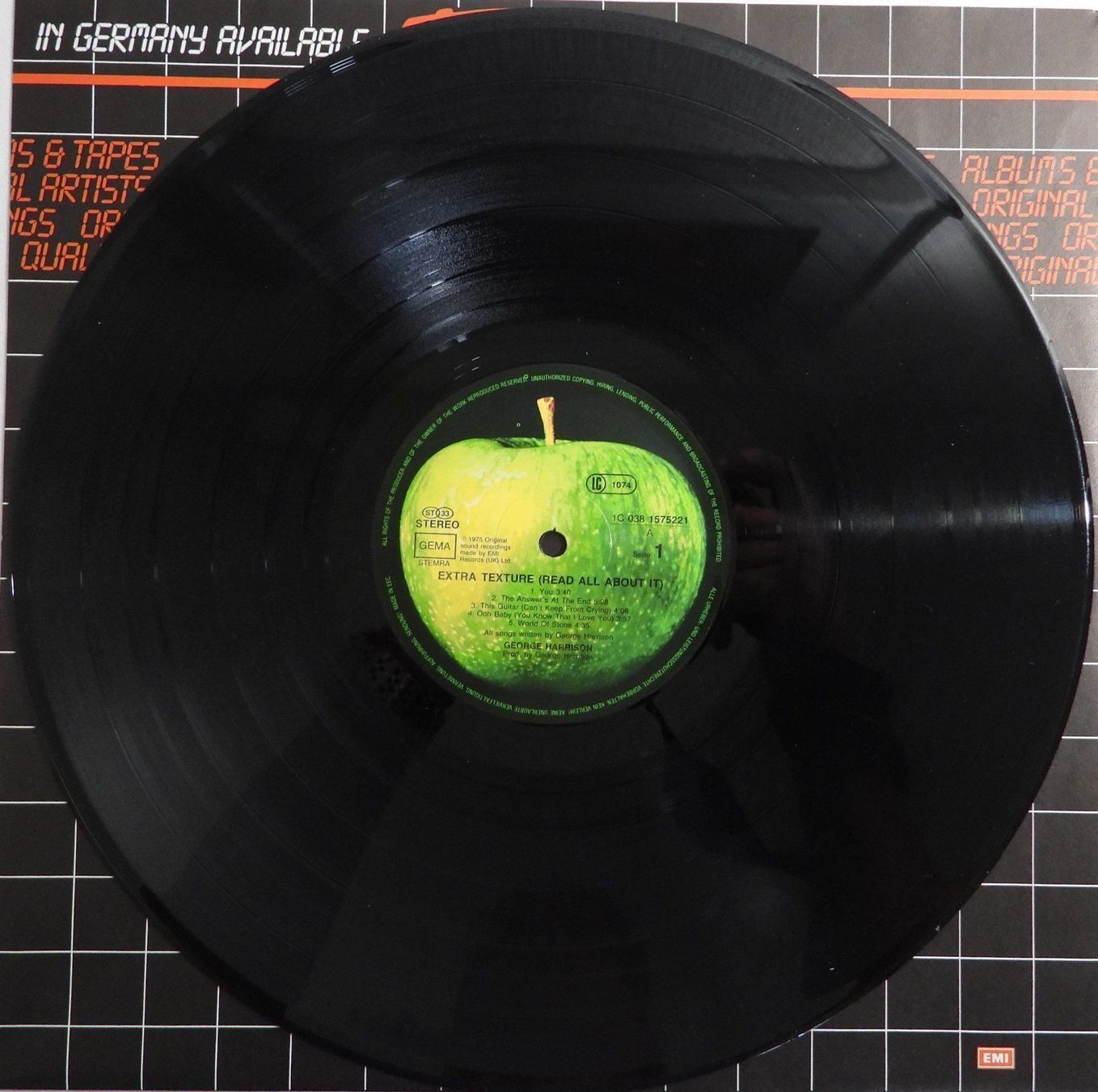 Vinyles: GEORGE HARRISON EXTRA TEXTURE ( ex Beatles ) – D'occasion à Dübendorf par mar_85sd 4