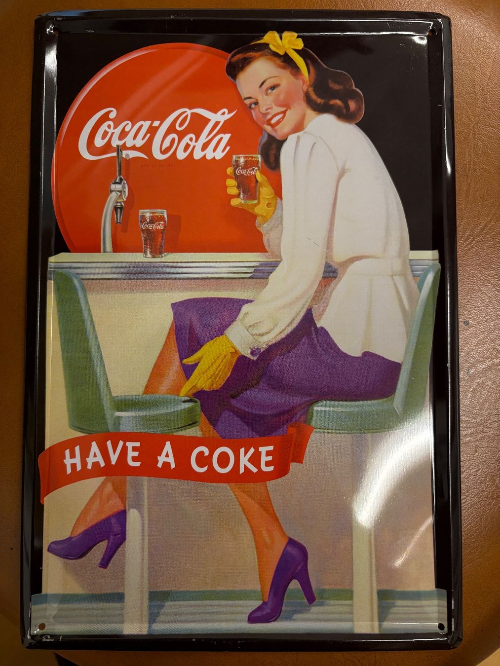 Insegne: Blechschild - Coca-Cola 30 x 20 cm gross – Usato da Pratteln venduto da Dollshop 4