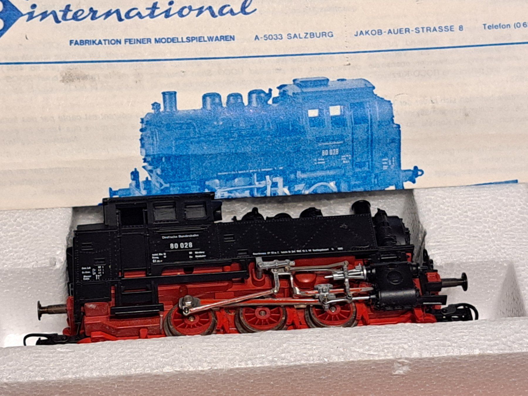Roco Modellini di ferrovie: Damploki BR 80 von Roco in OVP – Usato da Schwanden GL venduto da roerich20 7