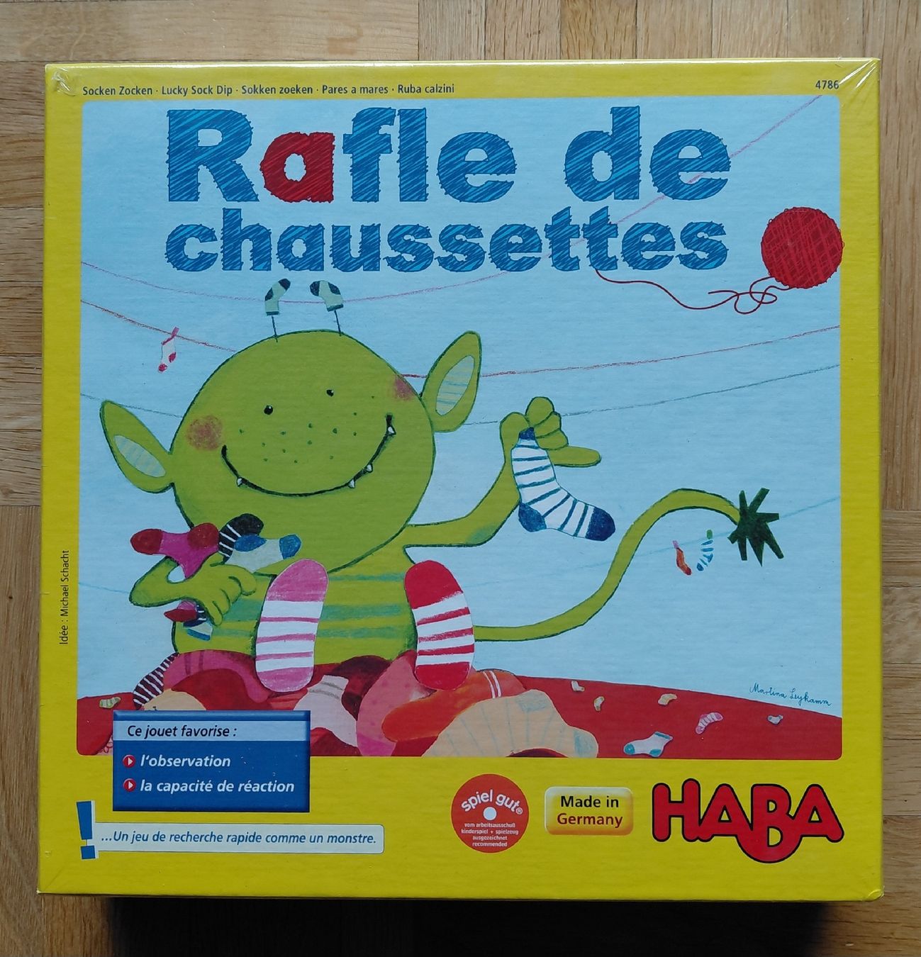 Haba Jeux: HABA RAFLE DE CHAUSSETTES – Neuf avec emballage d'origine à Tramelan par Belleza82