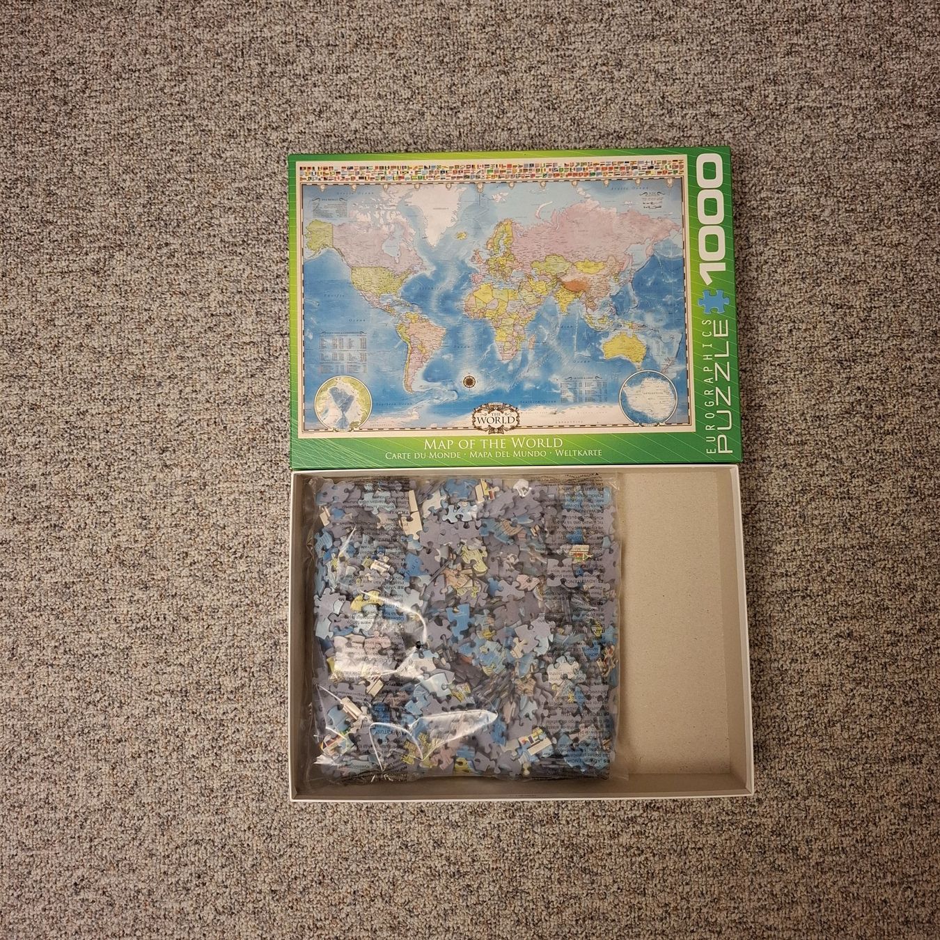 Puzzles: Puzzle Map of the World – Neu und originalverpackt aus Hombrechtikon von Tinea82 1