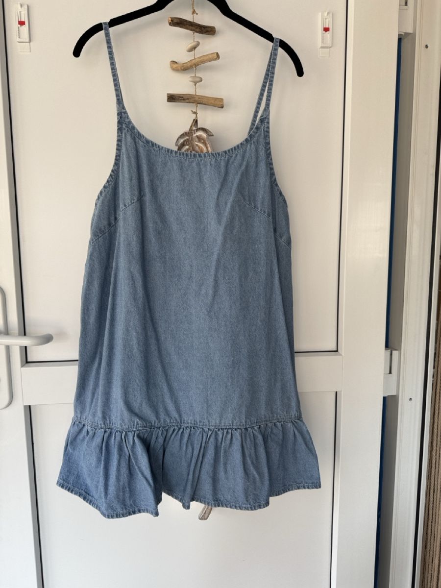 Kleider: Robe en jean style décontracté d'été, taille L – Gebraucht aus Lausanne von Flomag