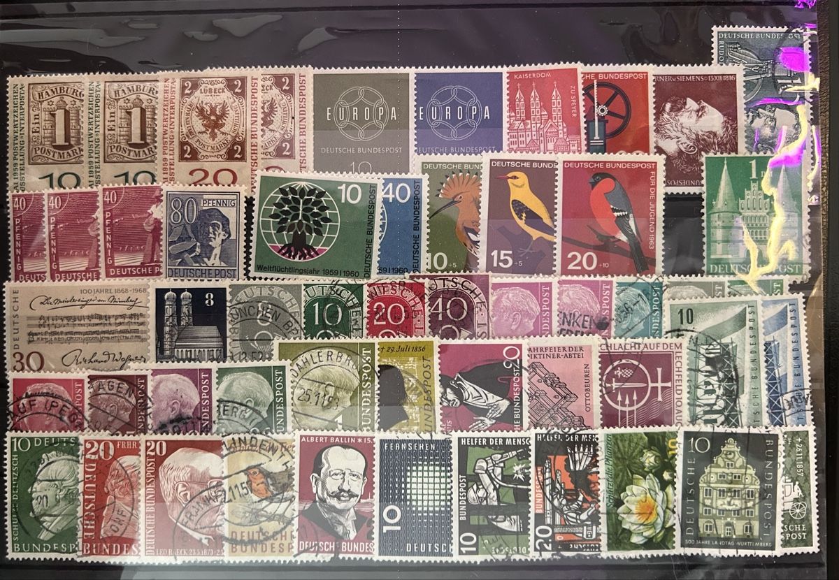 Alle Briefmarken: Kleine Sammlung Deutschland II – Gebraucht aus Bern von mon_622y 1