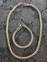 Silber 925 Halskette & Armband Set