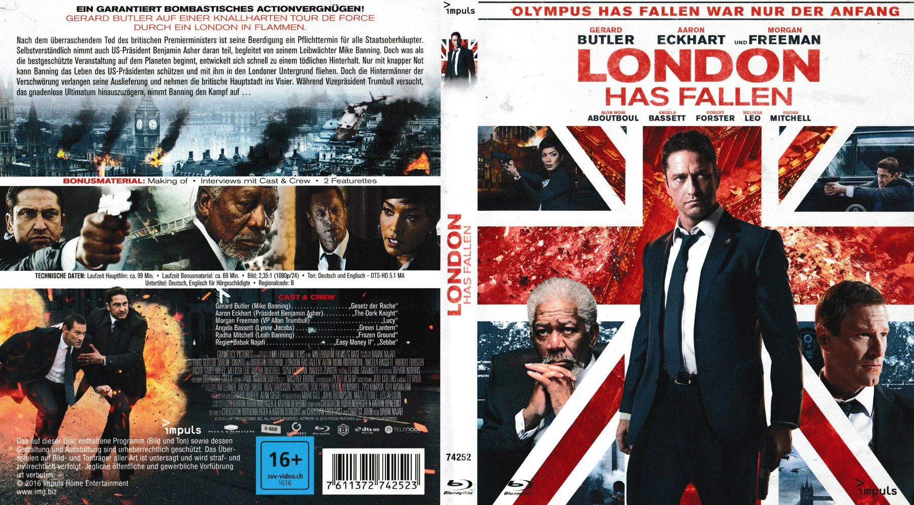 Alle DVDs: Blu-Ray - London Has Fallen – Gebraucht aus Langnau am Albis von MediaRescuerKeLoX