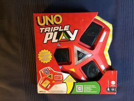 UNO Triple Play Kartenspiel, elektronisch,neu