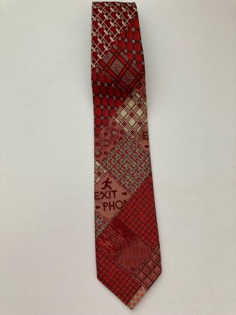 Vintage Seidenlook Krawatte v. Far East