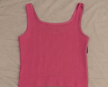 Damen Tanktop gerippt pink Grösse S neuwertig