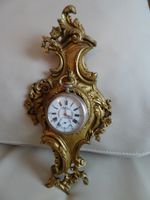 antike Taschenuhr - Wandhalterung , Bronce um 1880
