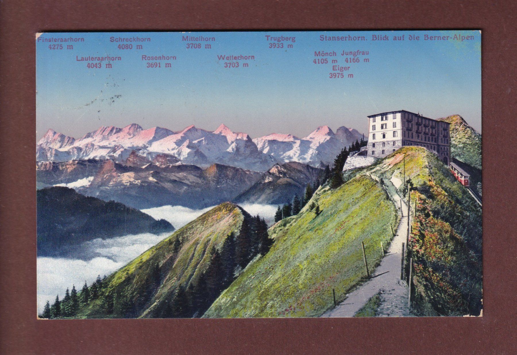 Cartes postales: STANSERHORN - 1915 – D'occasion à Pully par nicecards-shop