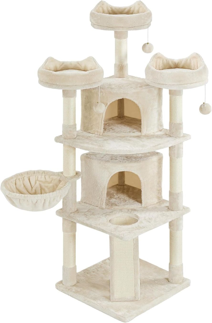 Arbres à chats: Katzenkratzbaum 174 cm, Katzenbaum Gross,  Hellgrau – Neuf avec emballage d'origine à Oberentfelden par Sch_md58 9