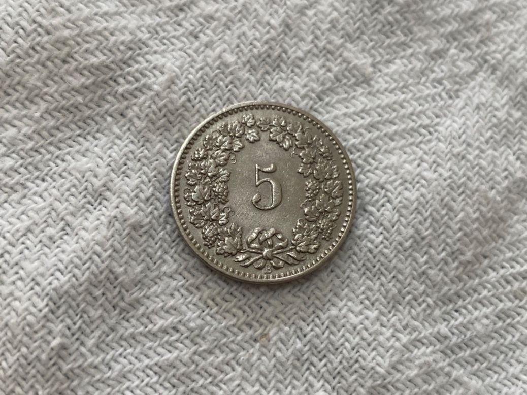 Alle Münzen: 5 centimes/rappen 1893 – Gebraucht aus Nyon von Ilmi09