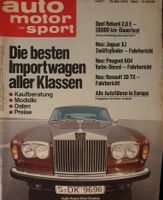 AMS 7/79 Jaguar XJ 12 Peugeot 604 TD R 30 Opel Rekord xx