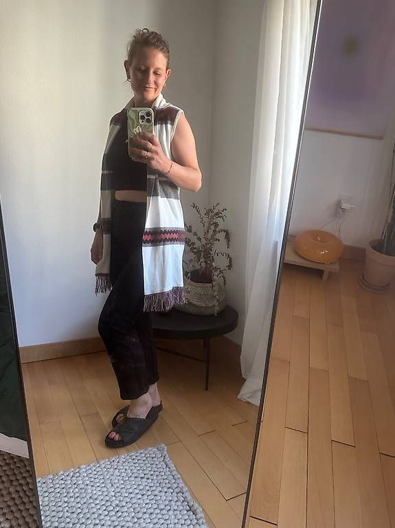 Gilet & Giacche senza maniche: Tolle Boho-Weste mit Fransen – Usato da Luzern venduto da dariajenni