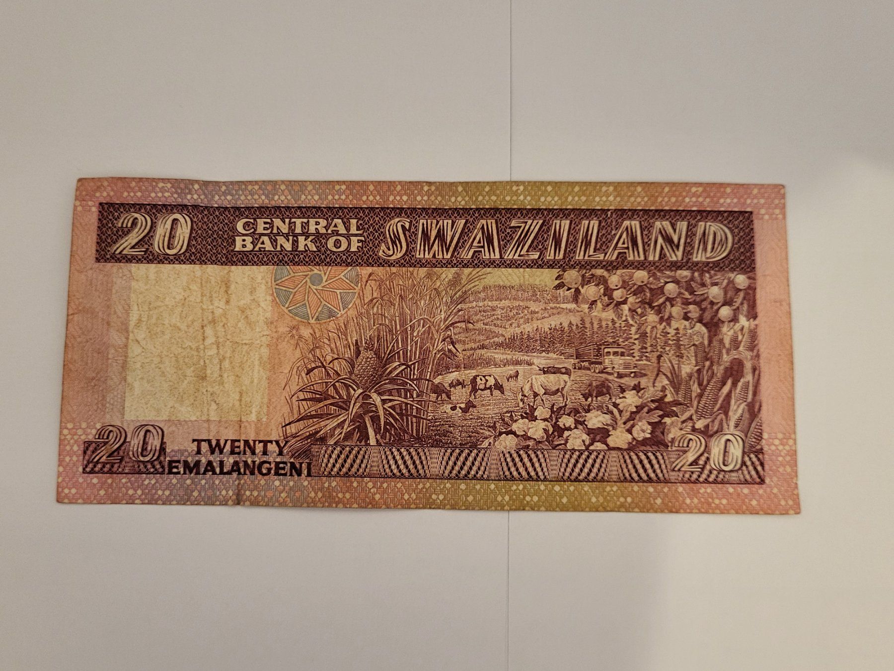 Billets de banque: 20 Emalangeni aua Swasiland – D'occasion à Pravidondaz par LVtik 1