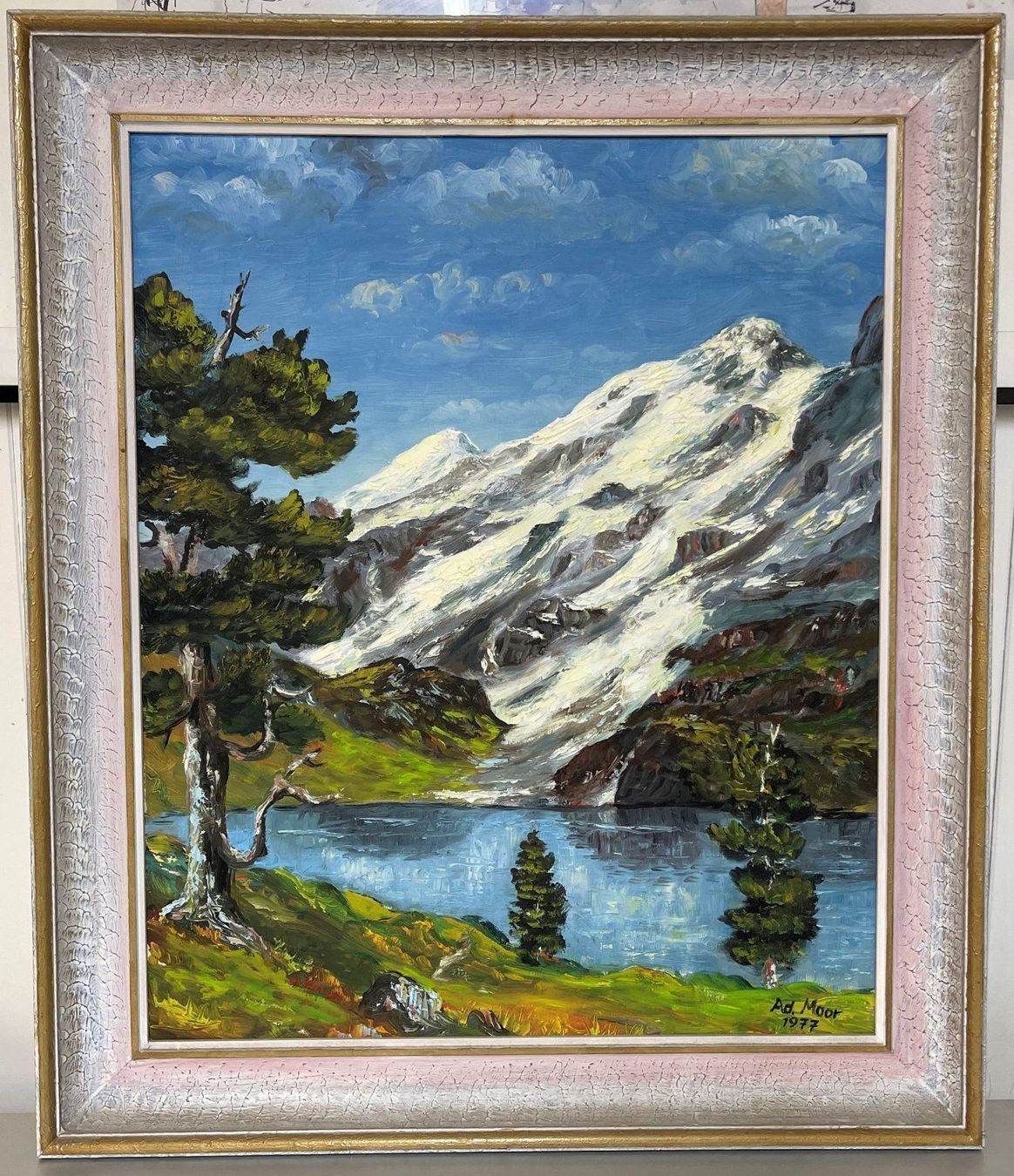 Dipinti: Ad. Moor Gemälde - 64 x 55cm – Usato da Oftringen venduto da Vucki