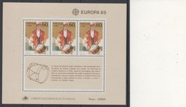 Azoren 1985 Europa-Cept Block Nr. 6 **