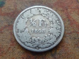 1/2 Fr. 1898   (A)