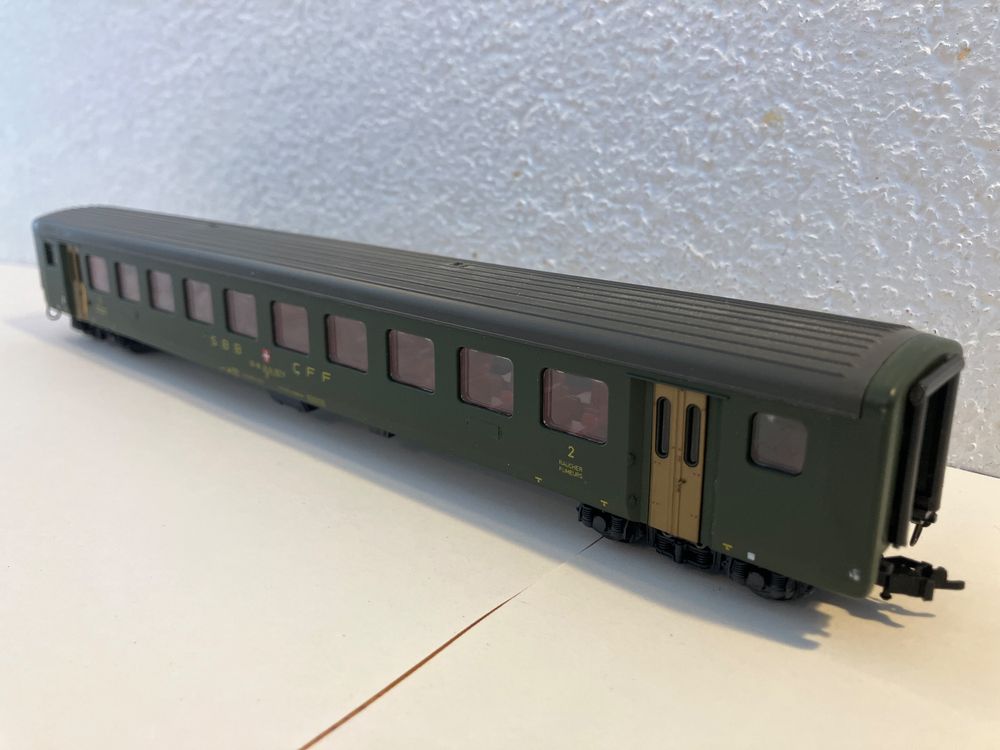 Roco Modelleisenbahnen: HO / Voiture CFF VU II 2ème classe / Roco / AC – Gebraucht aus Genève von frespo