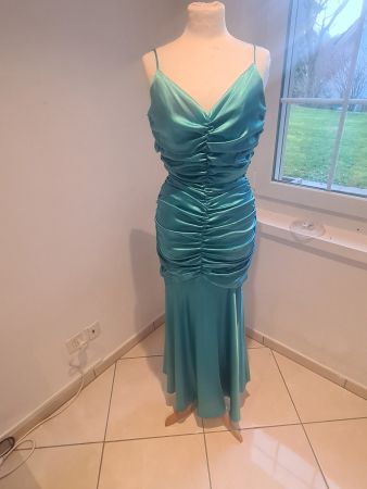 Exquisites Abendkleid/Cocktailkleid, türkis, Gr. S