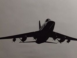 Flugzeug Bild __ F-100 D __ Super Sabre __ US Air Force
