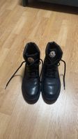 Moncler boots black leather