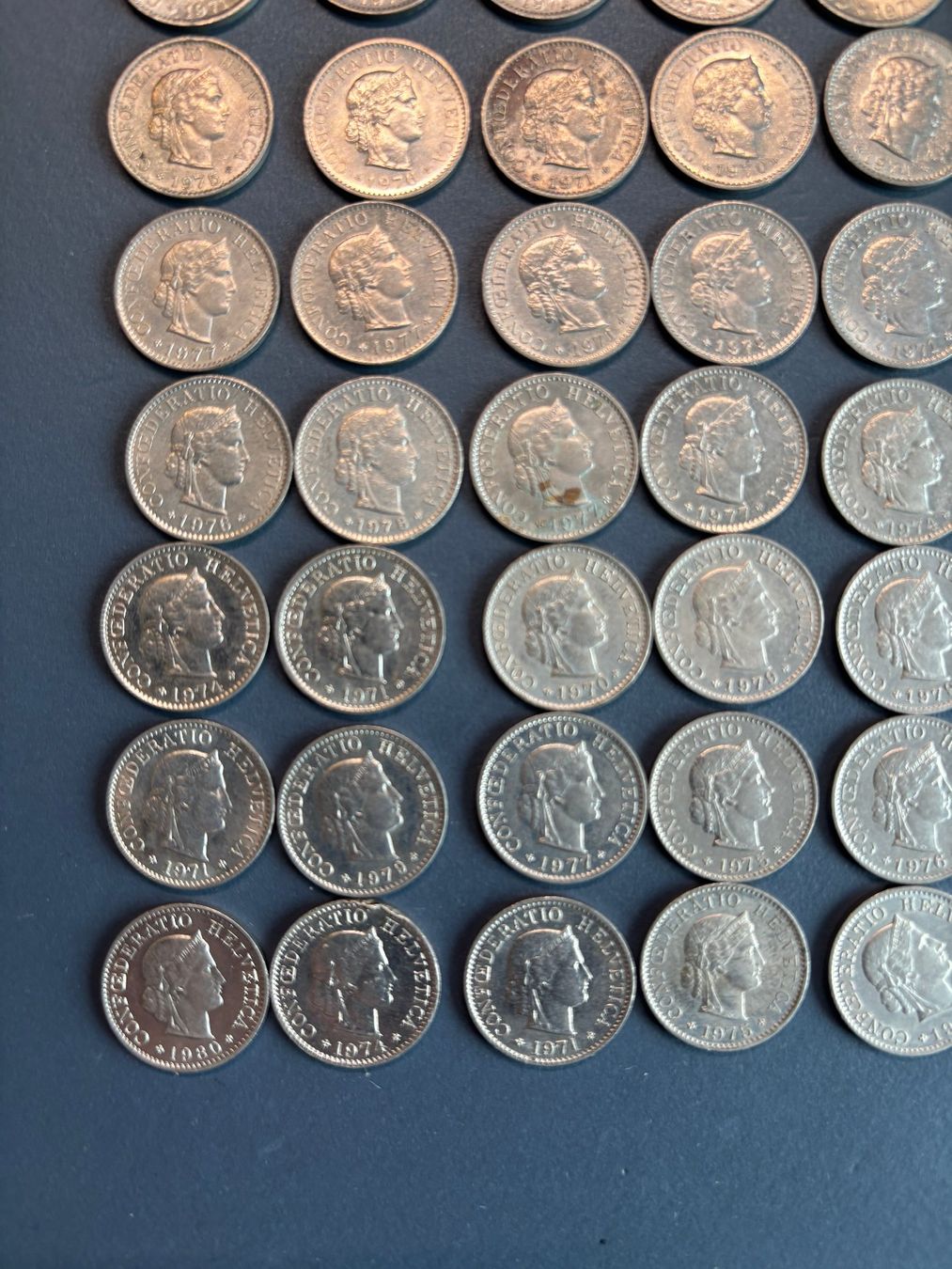 Tutti le monete: 5 Rappen 1971–1980 – Usato da Wilen b. Wil venduto da Roekk 1