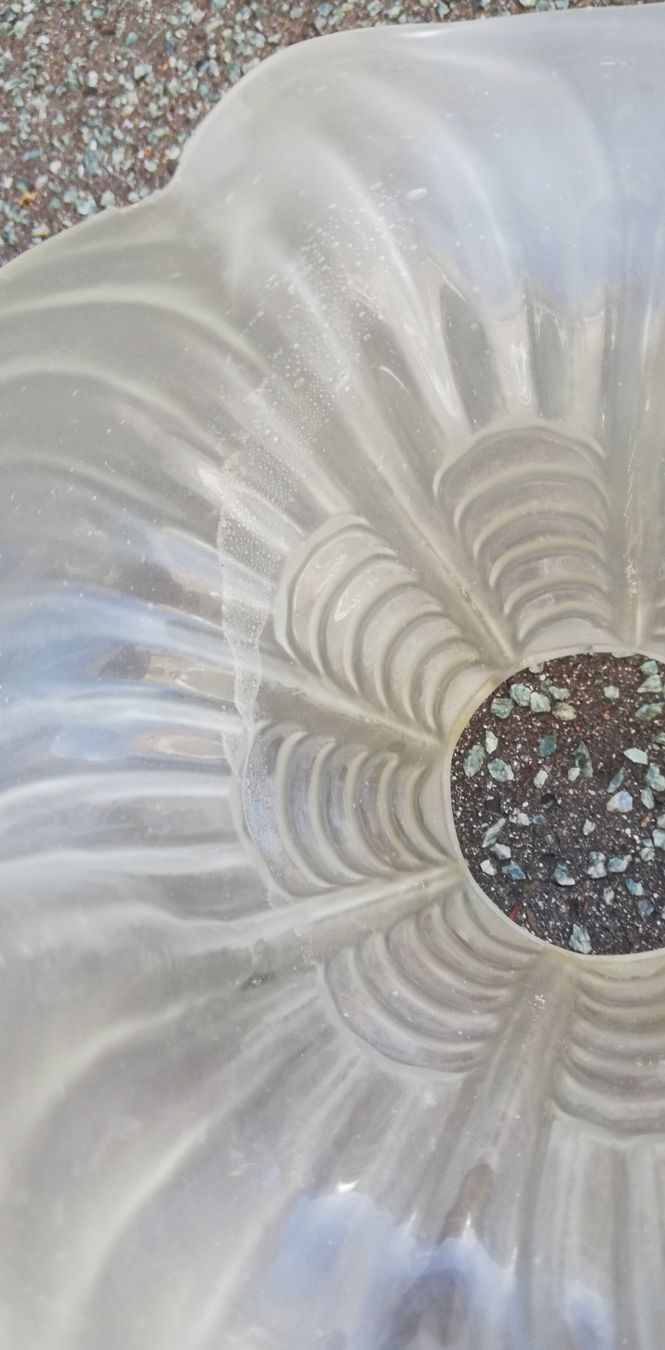 Lampenschirme: Alter Lampenschirm aus Glas – Gebraucht aus Thun von Matthias72 5