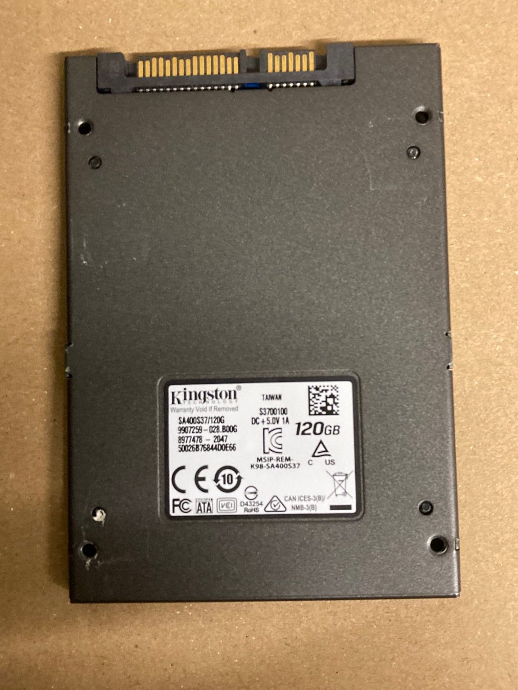 Kingston Dischi rigidi: 120 GB SSD Kingston A400 – Usato da Wettingen venduto da Schabernack_sam 1
