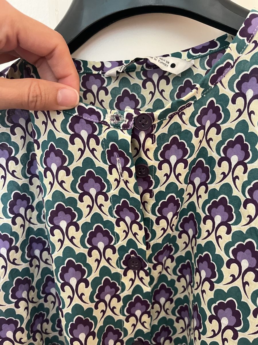 Zara Camicette: Zara cropped Blusentop, Gr. L – Usato da Zürich venduto da vintage_for_you 2