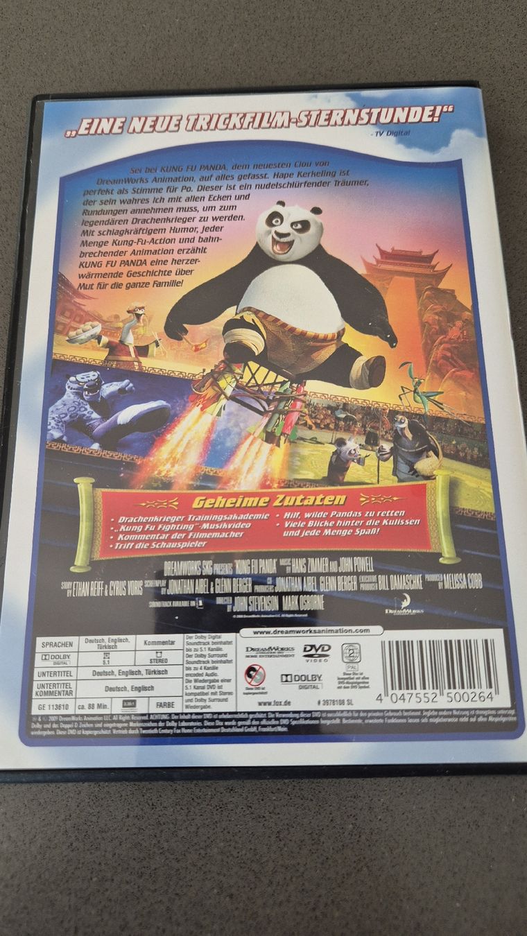 Alle DVDs: DVD Kung Fu Panda – Gebraucht aus Auw von Goldflimmer 1
