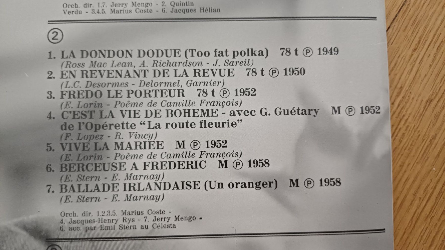 Vinyles: Lot de 4 LP de Bourvil – D'occasion à Genève par njia 4
